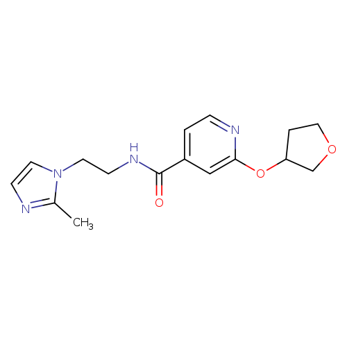 N-[2-(2-methyl-1H-imidazol-1-yl)ethyl]-2-(oxolan-3-yloxy)pyridine-4-carboxamide