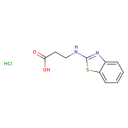3-[(1,3-benzothiazol-2-yl)amino]propanoic acid hydrochloride