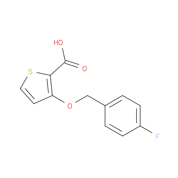 3-[(4-Fluorobenzyl)oxy]-2-thiophenecarboxylic acid