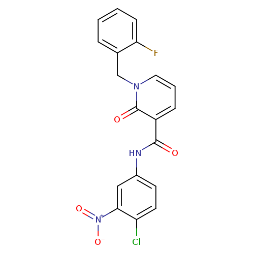 N-(4-chloro-3-nitrophenyl)-1-[(2-fluorophenyl)methyl]-2-oxo-1,2-dihydropyridine-3-carboxamide