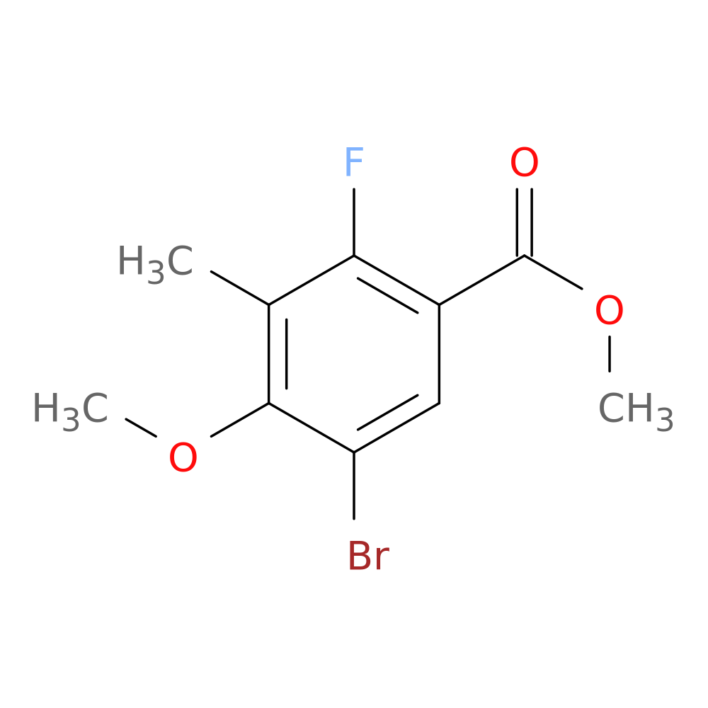 Methyl 5-bromo-2-fluoro-4-methoxy-3-methylbenzoate