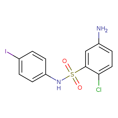 5-amino-2-chloro-N-(4-iodophenyl)benzene-1-sulfonamide
