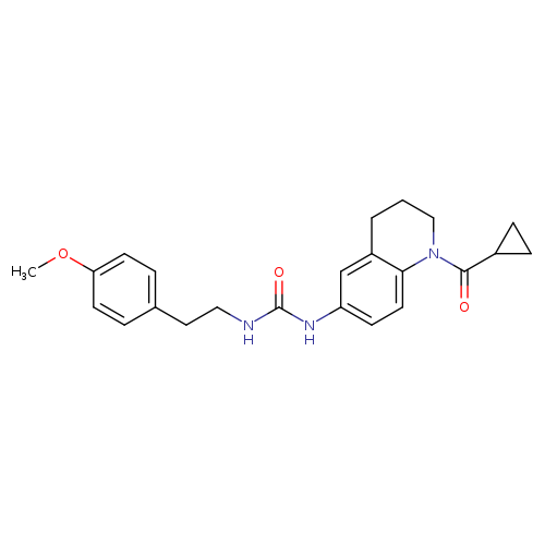 3-(1-cyclopropanecarbonyl-1,2,3,4-tetrahydroquinolin-6-yl)-1-[2-(4-methoxyphenyl)ethyl]urea