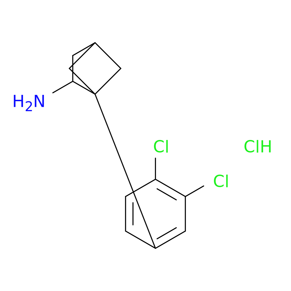 1-(3,4-dichlorophenyl)bicyclo[2.1.1]hexan-2-amine hydrochloride