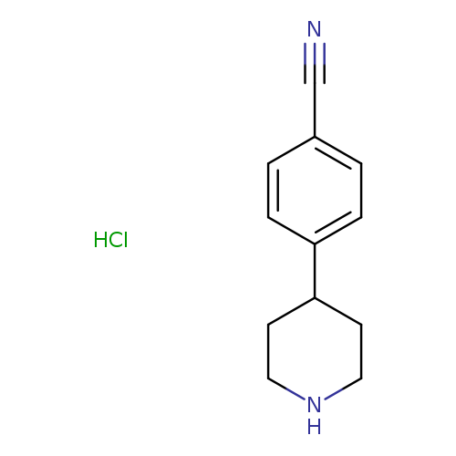 Benzonitrile, 4-(4-piperidinyl)-, hydrochloride (1:1)