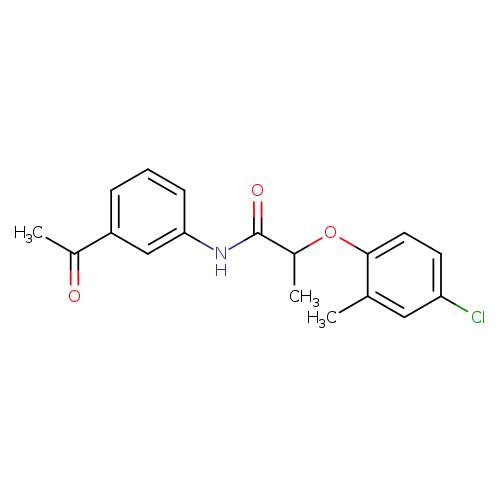 N-(3-Acetylphenyl)-2-(4-chloro-2-methylphenoxy)propanamide