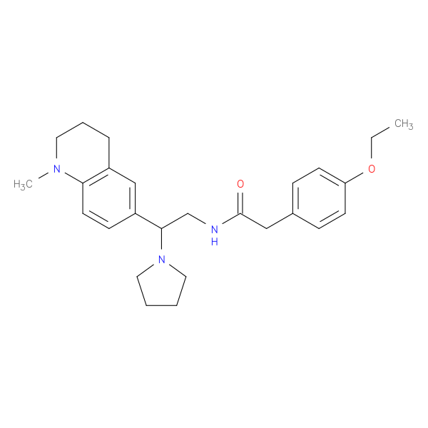 2-(4-ethoxyphenyl)-N-[2-(1-methyl-1,2,3,4-tetrahydroquinolin-6-yl)-2-(pyrrolidin-1-yl)ethyl]acetamide