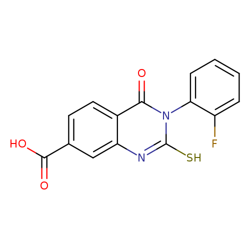 3-(2-fluorophenyl)-4-oxo-2-sulfanyl-3,4-dihydroquinazoline-7-carboxylic acid