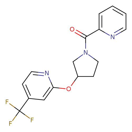 2-{[1-(pyridine-2-carbonyl)pyrrolidin-3-yl]oxy}-4-(trifluoromethyl)pyridine