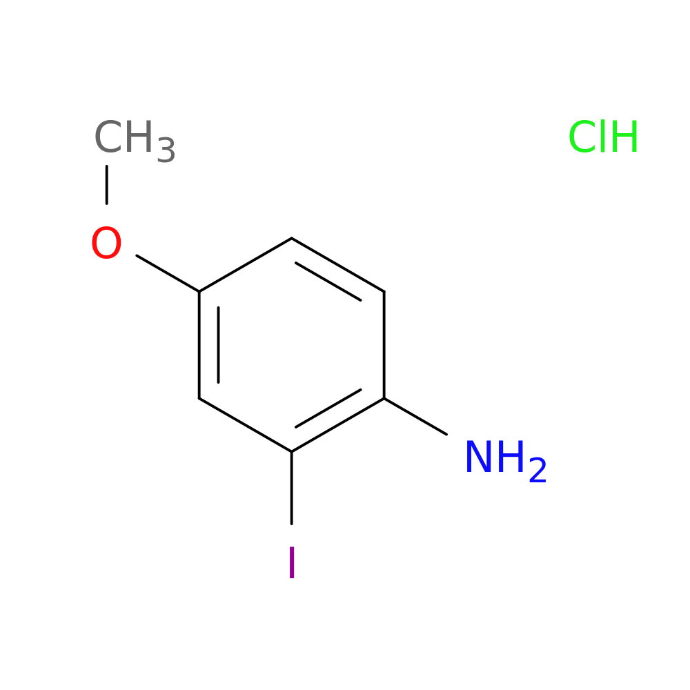 2-iodo-4-methoxyaniline hydrochloride