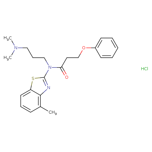 N-[3-(dimethylamino)propyl]-N-(4-methyl-1,3-benzothiazol-2-yl)-3-phenoxypropanamide hydrochloride