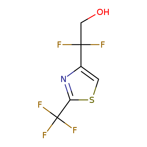 2,2-difluoro-2-[2-(trifluoromethyl)-1,3-thiazol-4-yl]ethan-1-ol