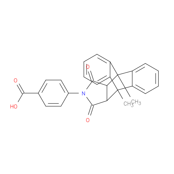 4-(1,8-dimethyl-16,18-dioxo-17-azapentacyclo[6.6.5.0~2,7~.0~9,14~.0~15,19~]nonadeca-2,4,6,9,11,13-hexaen-17-yl)benzoic acid