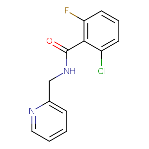 2-chloro-6-fluoro-N-[(pyridin-2-yl)methyl]benzamide