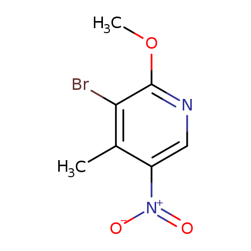 3-Bromo-2-methoxy-4-methyl-5-nitropyridine