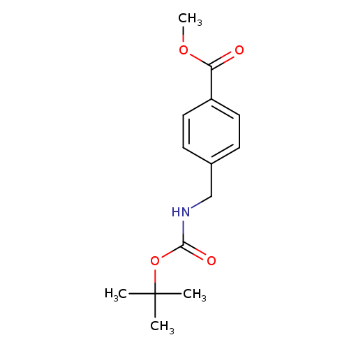 Benzoic acid, 4-[[[(1,1-dimethylethoxy)carbonyl]amino]methyl]-, methyl ester