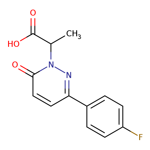 2-[3-(4-fluorophenyl)-6-oxo-1,6-dihydropyridazin-1-yl]propanoic acid