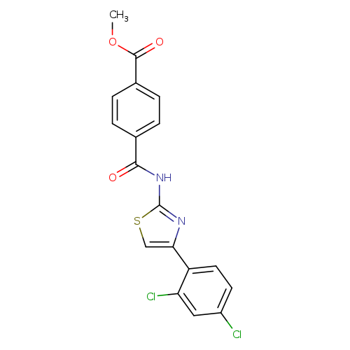 methyl 4-{[4-(2,4-dichlorophenyl)-1,3-thiazol-2-yl]carbamoyl}benzoate