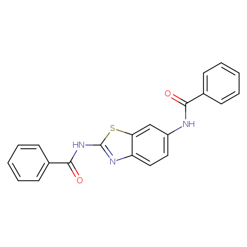 N-(2-benzamido-1,3-benzothiazol-6-yl)benzamide