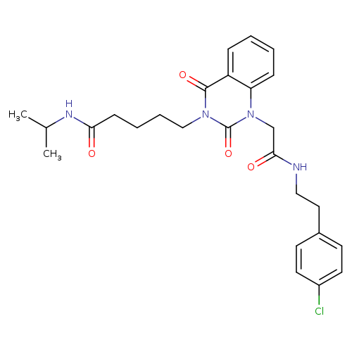 5-[1-({[2-(4-chlorophenyl)ethyl]carbamoyl}methyl)-2,4-dioxo-1,2,3,4-tetrahydroquinazolin-3-yl]-N-(propan-2-yl)pentanamide