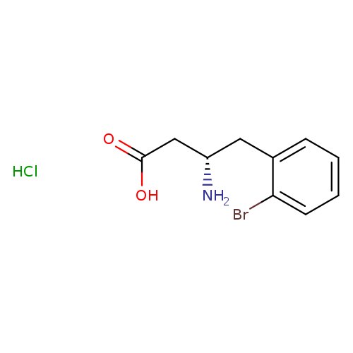 Benzenebutanoic acid, b-amino-2-bromo-, hydrochloride(1:1), (bS)-