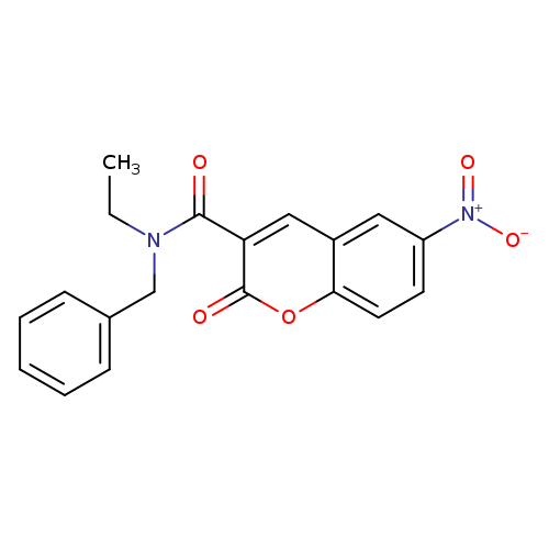 N-benzyl-N-ethyl-6-nitro-2-oxo-2H-chromene-3-carboxamide