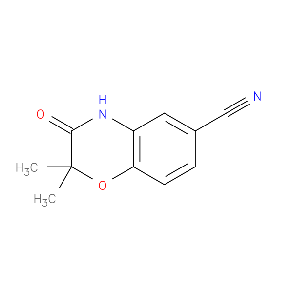 2,2-Dimethyl-3-oxo-3,4-dihydro-2H-benzo[b][1,4]oxazine-6-carbonitrile