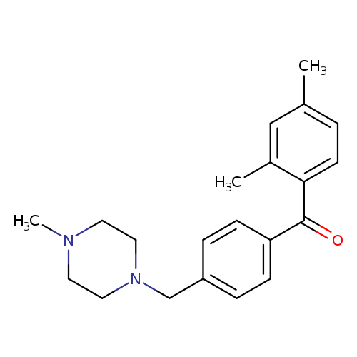 2,4-DIMETHYL-4'-(4-METHYLPIPERAZINOMETHYL) BENZOPHENONE