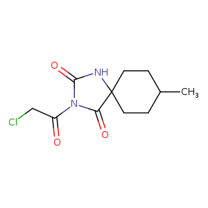 3-(2-chloroacetyl)-8-methyl-1,3-diazaspiro[4.5]decane-2,4-dione