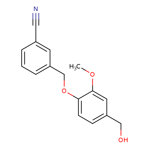 3-{[4-(hydroxymethyl)-2-methoxyphenoxy]methyl}benzonitrile