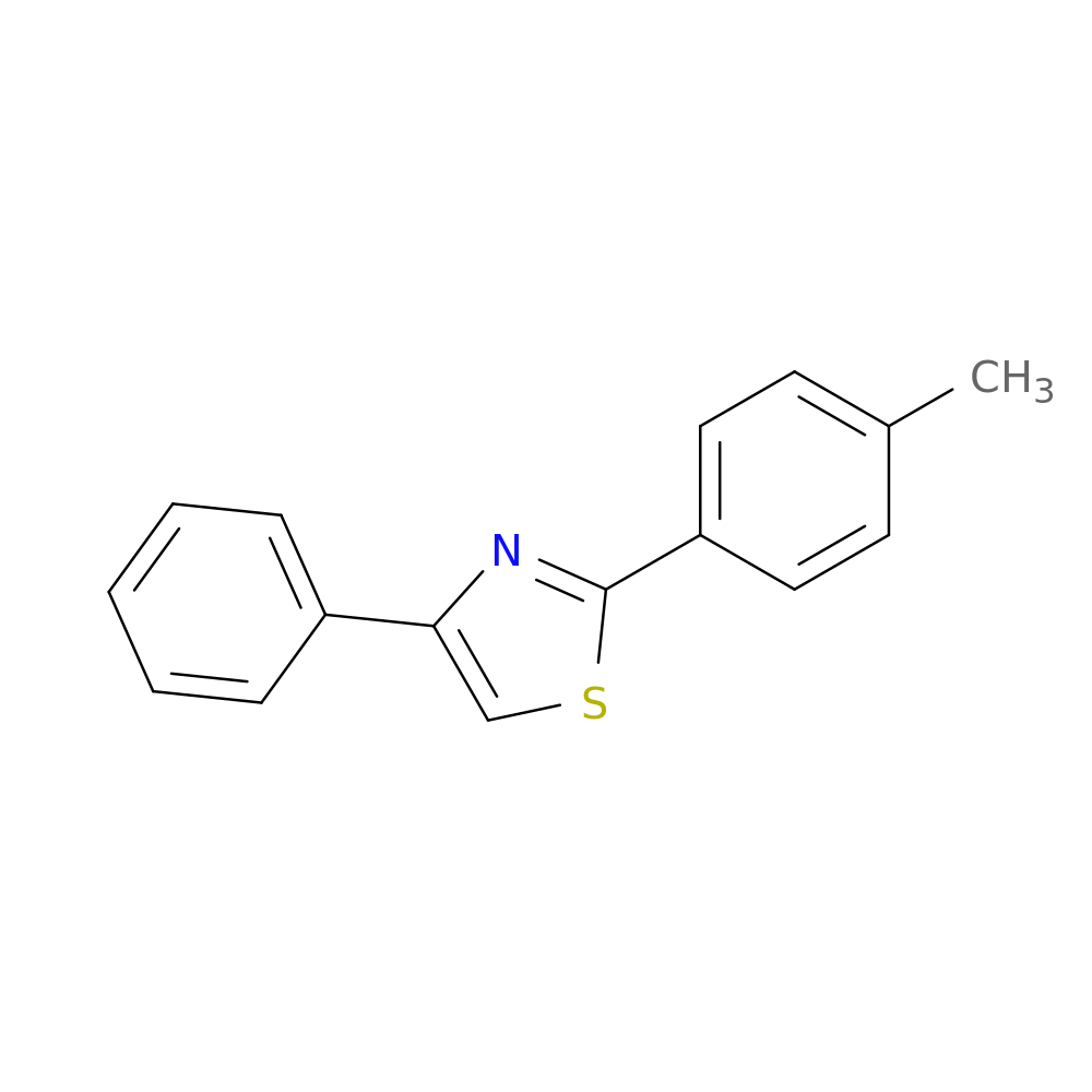 4-Phenyl-2-(p-tolyl)thiazole
