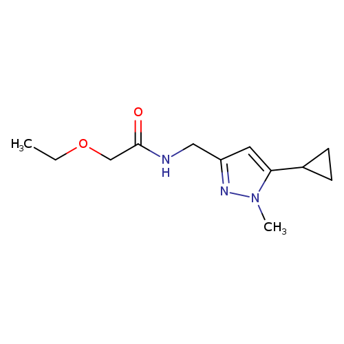 N-[(5-cyclopropyl-1-methyl-1H-pyrazol-3-yl)methyl]-2-ethoxyacetamide