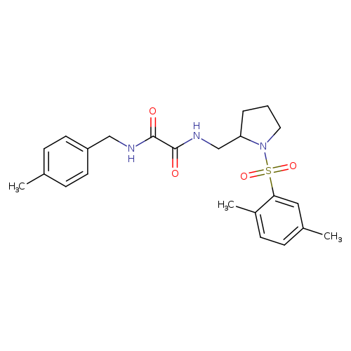 N-{[1-(2,5-dimethylbenzenesulfonyl)pyrrolidin-2-yl]methyl}-N'-[(4-methylphenyl)methyl]ethanediamide
