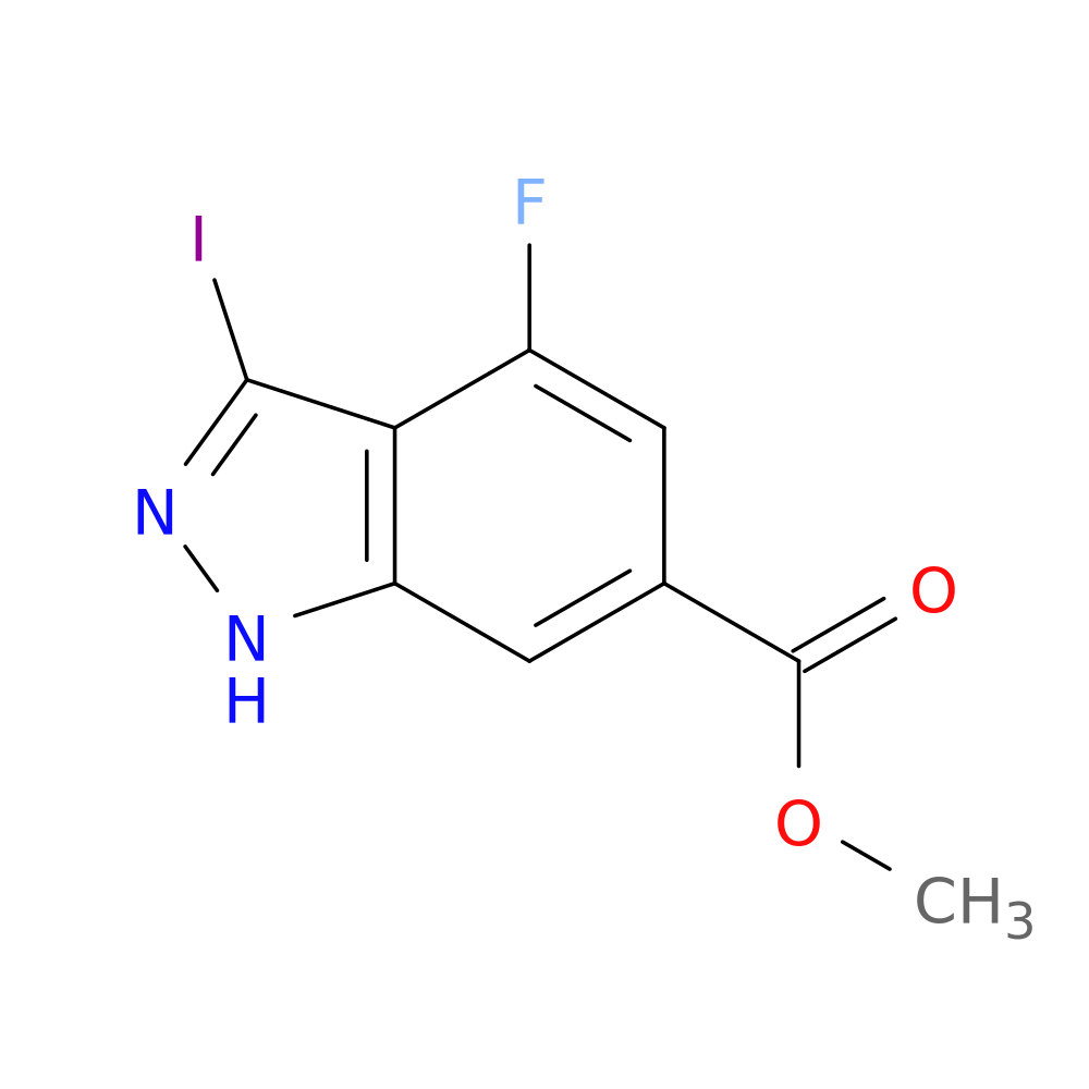 Methyl 4-fluoro-3-iodo-1H-indazole-6-carboxylate