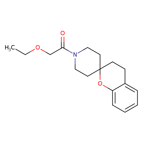 1-{3,4-dihydrospiro[1-benzopyran-2,4'-piperidine]-1'-yl}-2-ethoxyethan-1-one