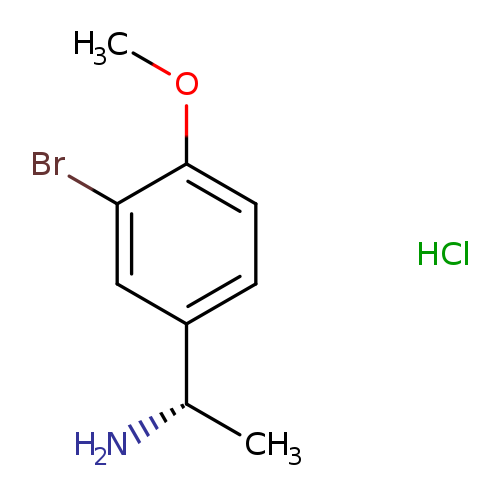 (1S)-1-(3-bromo-4-methoxyphenyl)ethan-1-amine hydrochloride