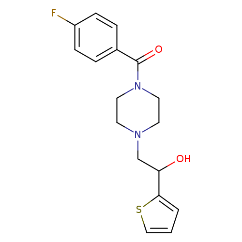 2-[4-(4-fluorobenzoyl)piperazin-1-yl]-1-(thiophen-2-yl)ethan-1-ol
