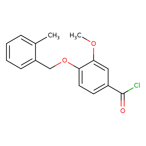 3-Methoxy-4-[(2-methylbenzyl)oxy]benzoyl chloride