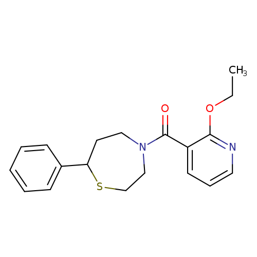 4-(2-ethoxypyridine-3-carbonyl)-7-phenyl-1,4-thiazepane