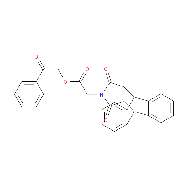 2-oxo-2-phenylethyl (16,18-dioxo-17-azapentacyclo[6.6.5.0~2,7~.0~9,14~.0~15,19~]nonadeca-2,4,6,9,11,13-hexaen-17-yl)acetate