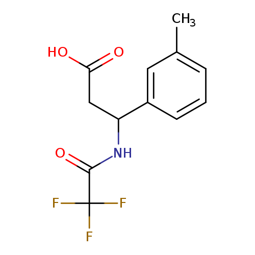 3-(3-methylphenyl)-3-(2,2,2-trifluoroacetamido)propanoic acid