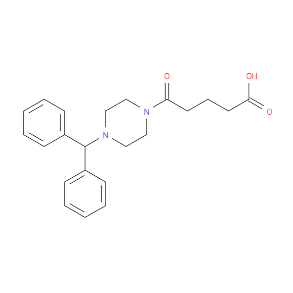 5-[4-(diphenylmethyl)piperazin-1-yl]-5-oxopentanoic acid