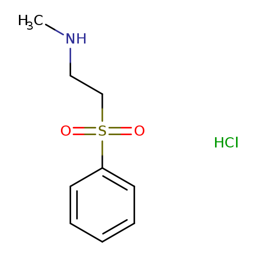 [2-(benzenesulfonyl)ethyl](methyl)aminehydrochloride