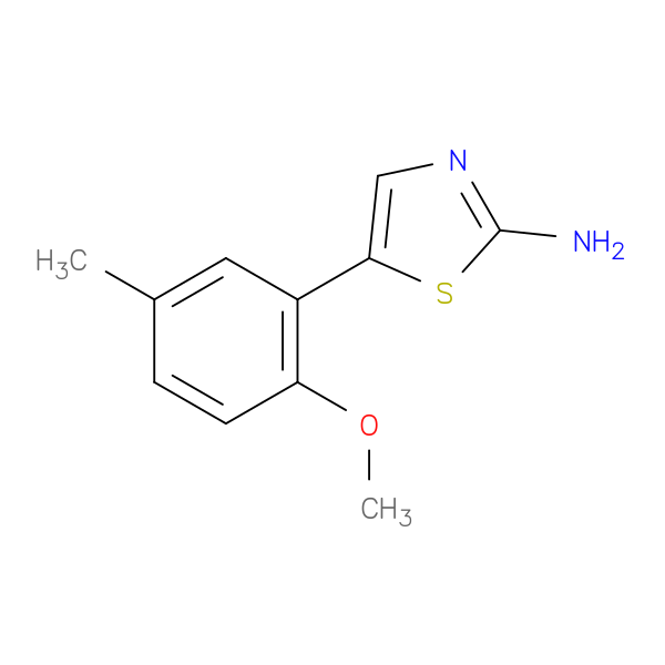 5-(2-Methoxy-5-methylphenyl)thiazol-2-amine