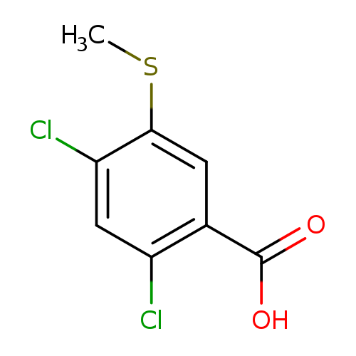2,4-dichloro-5-(methylsulfanyl)benzoic acid