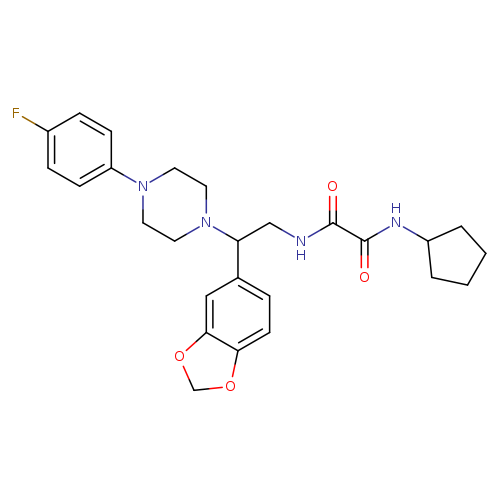 N'-[2-(2H-1,3-benzodioxol-5-yl)-2-[4-(4-fluorophenyl)piperazin-1-yl]ethyl]-N-cyclopentylethanediamide