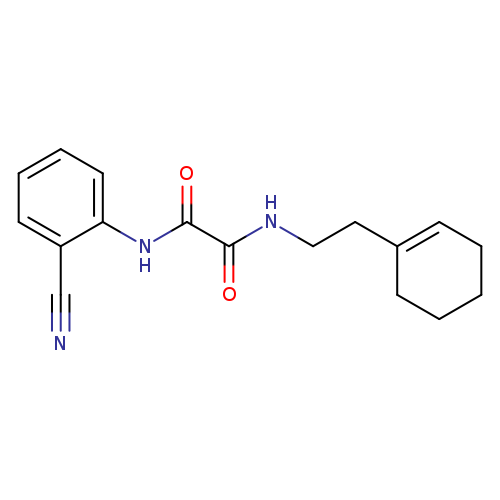 N-(2-cyanophenyl)-N'-[2-(cyclohex-1-en-1-yl)ethyl]ethanediamide
