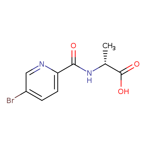 (2R)-2-[(5-bromopyridin-2-yl)formamido]propanoic acid