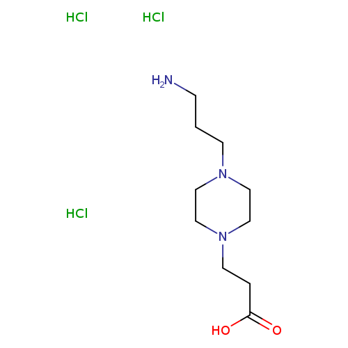 3-[4-(3-aminopropyl)piperazin-1-yl]propanoicacidtrihydrochloride
