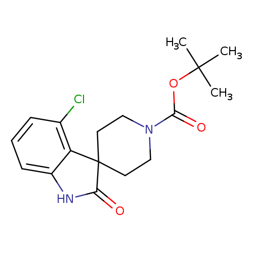 tert-Butyl 4-chloro-2-oxo-1,2-dihydrospiro[indole-3,4'-piperidine]-1'-carboxylat